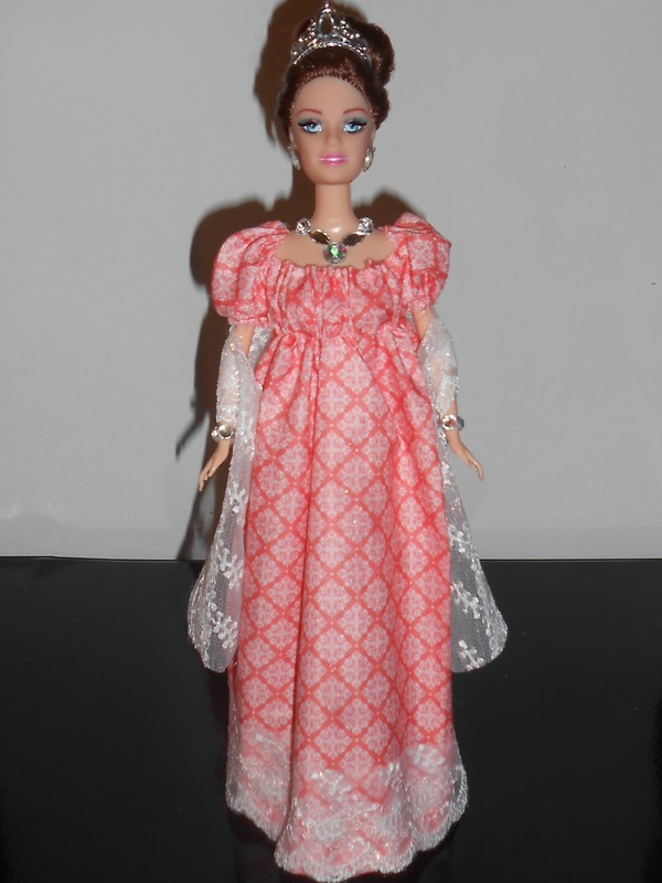 Robe modèle Hortense, de style "Empire", vers 1805